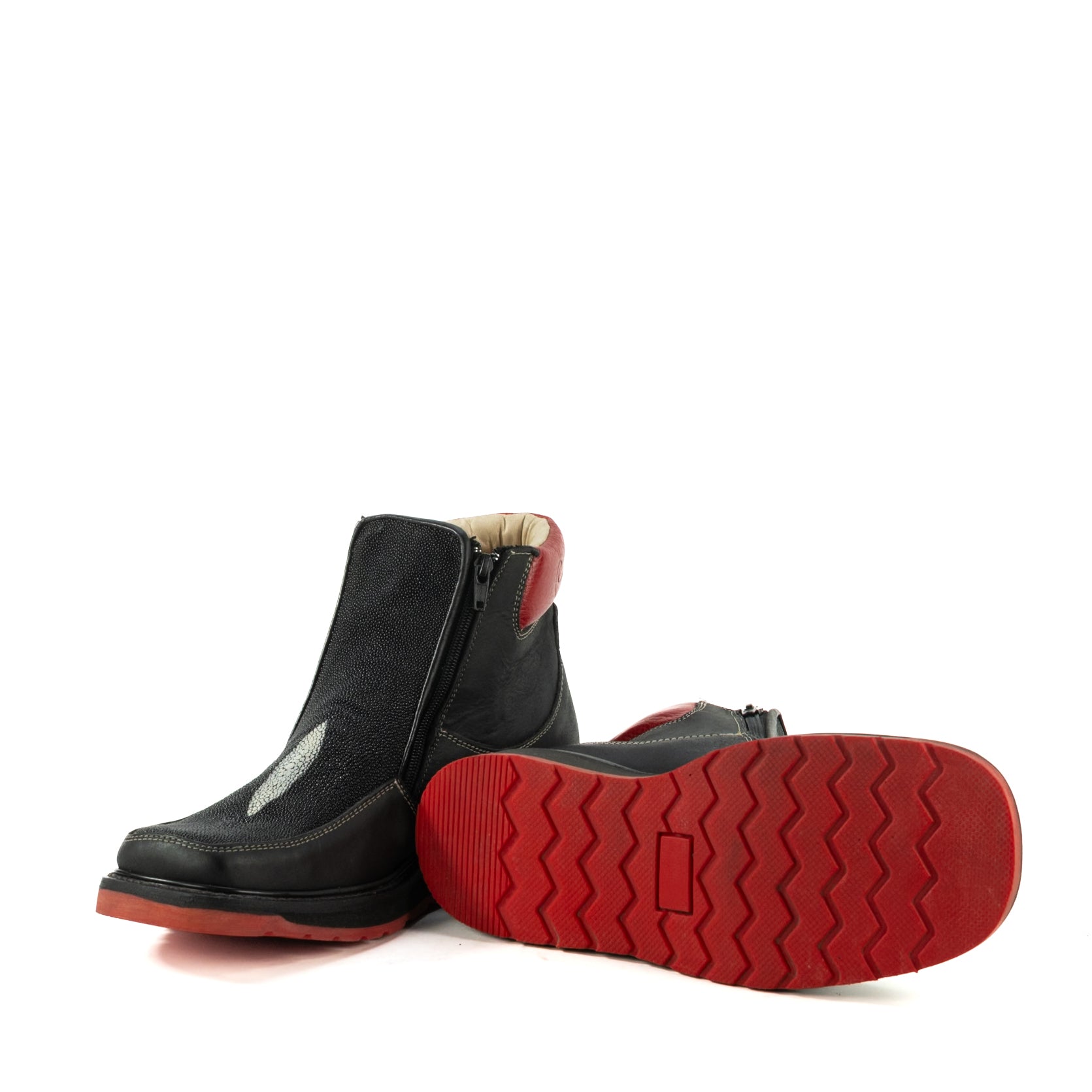 Botin Macho En Piel De Mantarraya