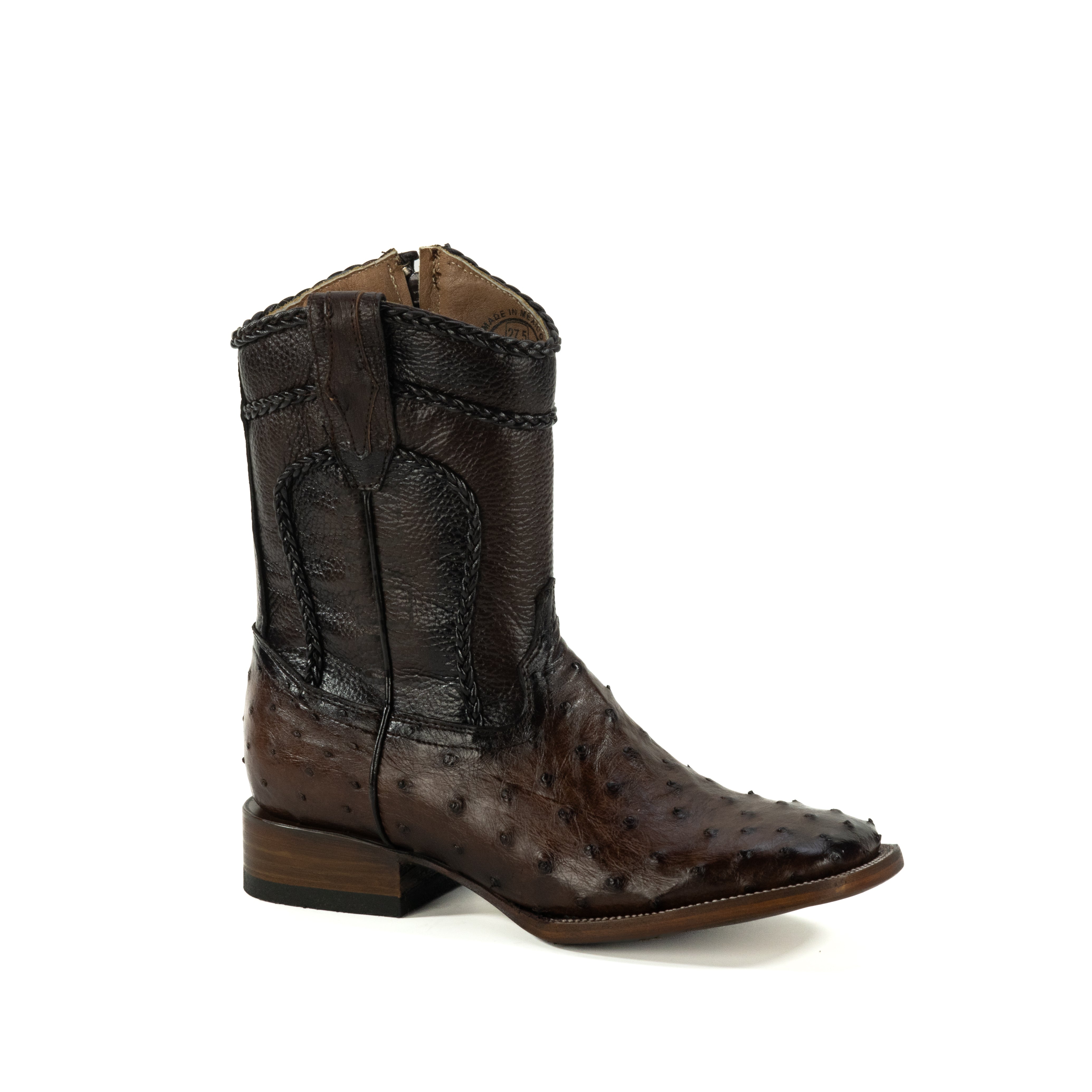 Botin Mauro En Piel De Avestruz