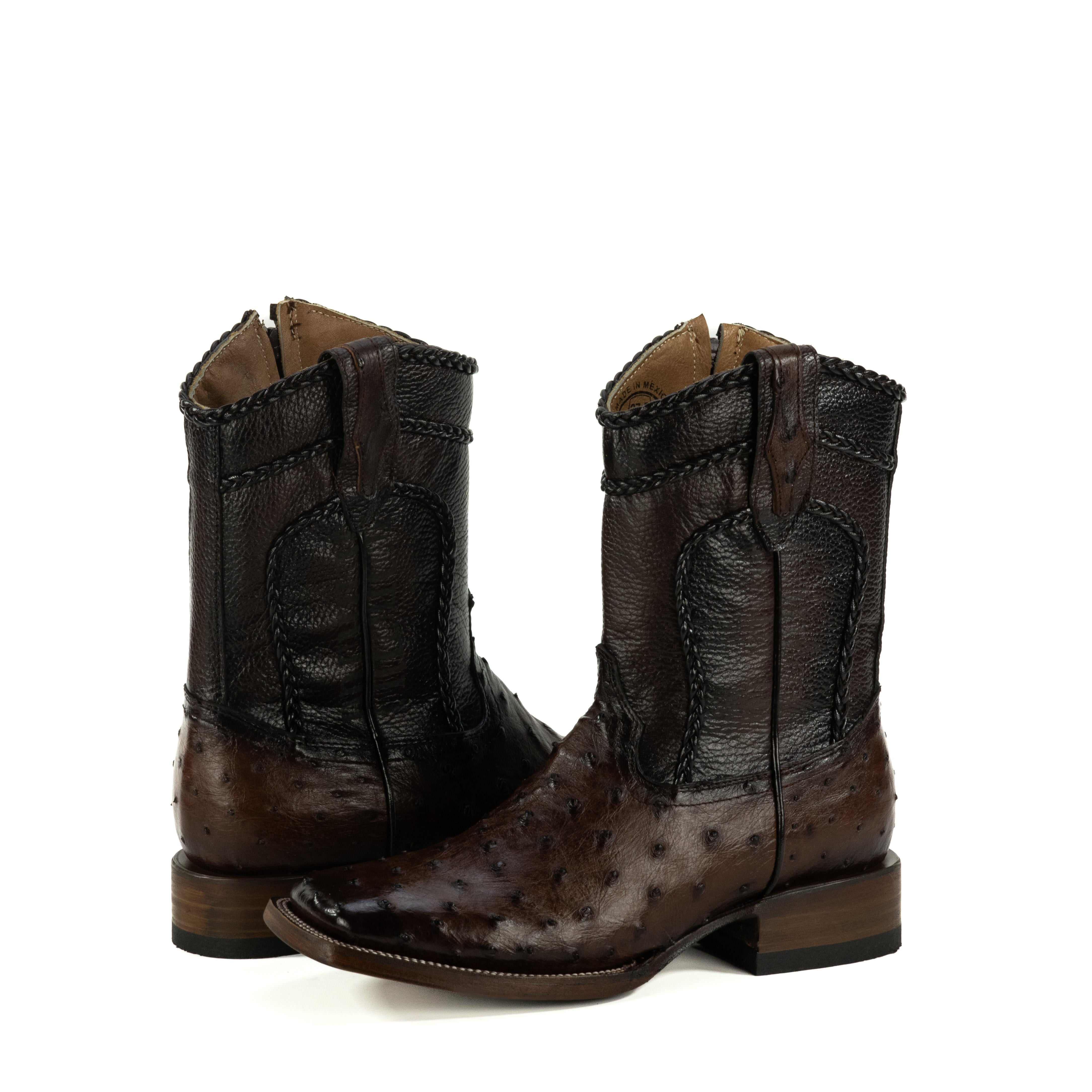 Botin Mauro En Piel De Avestruz