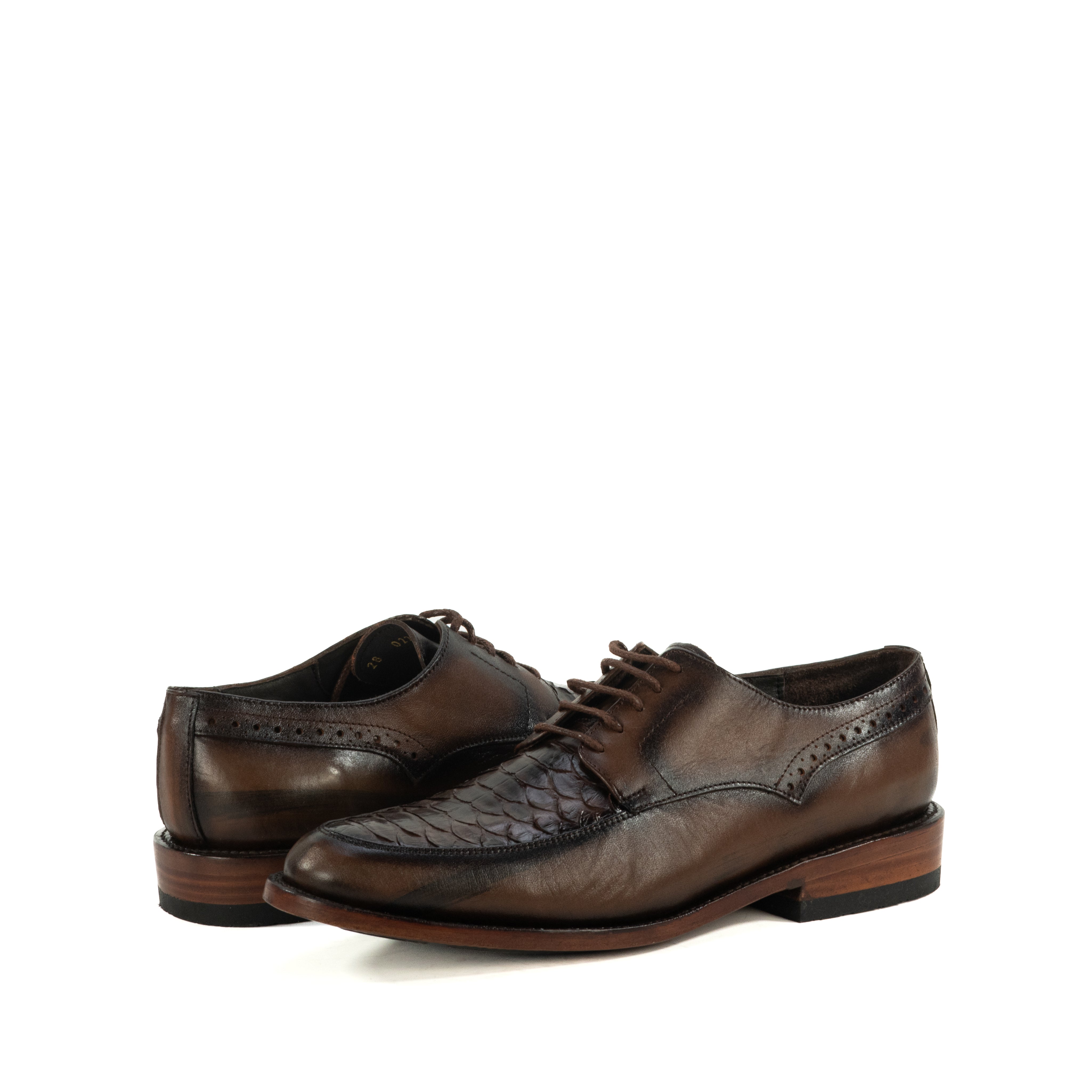 Zapato Faena Para Hombre En Piel Piton