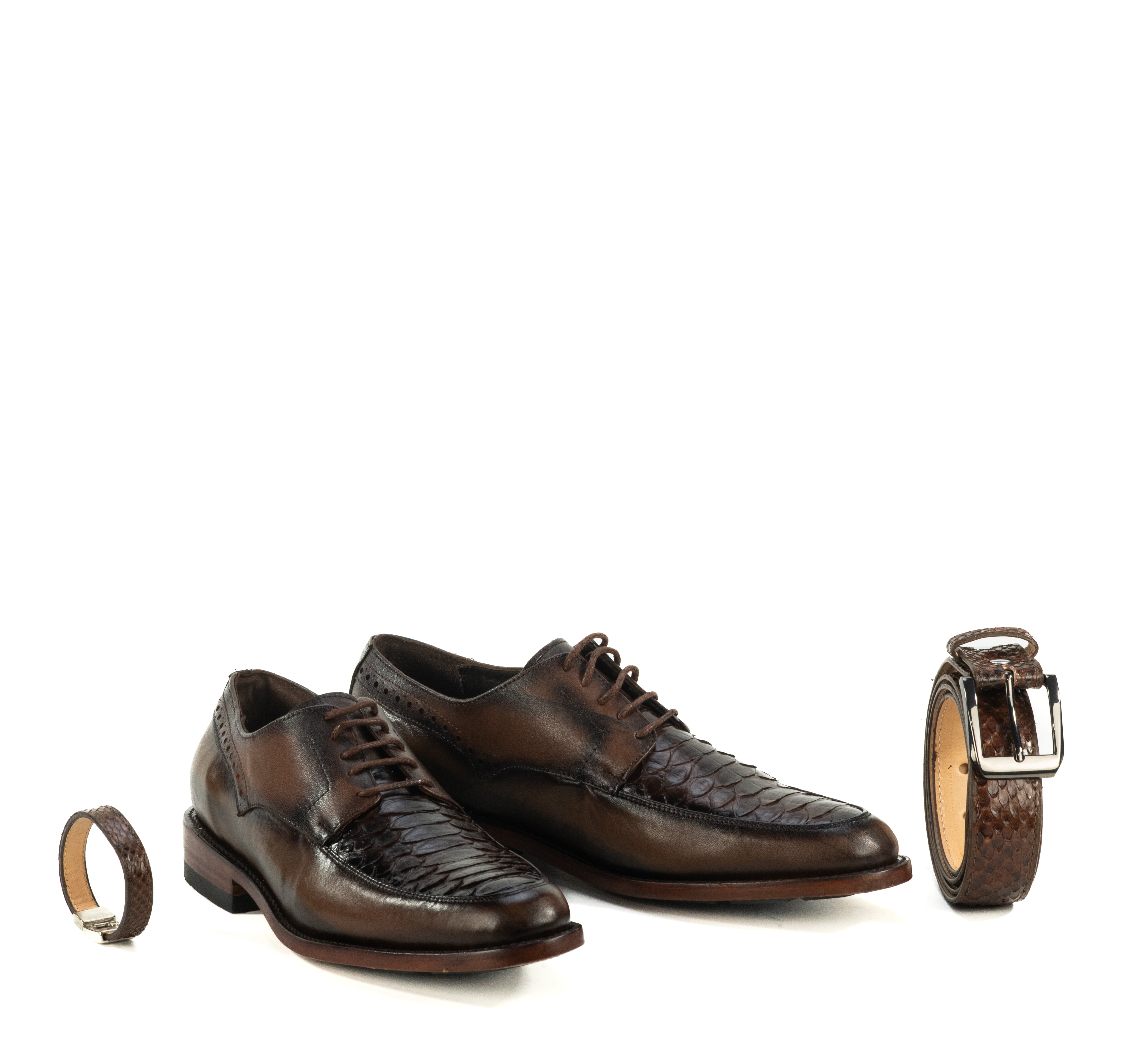 Zapato Faena Para Hombre En Piel Piton