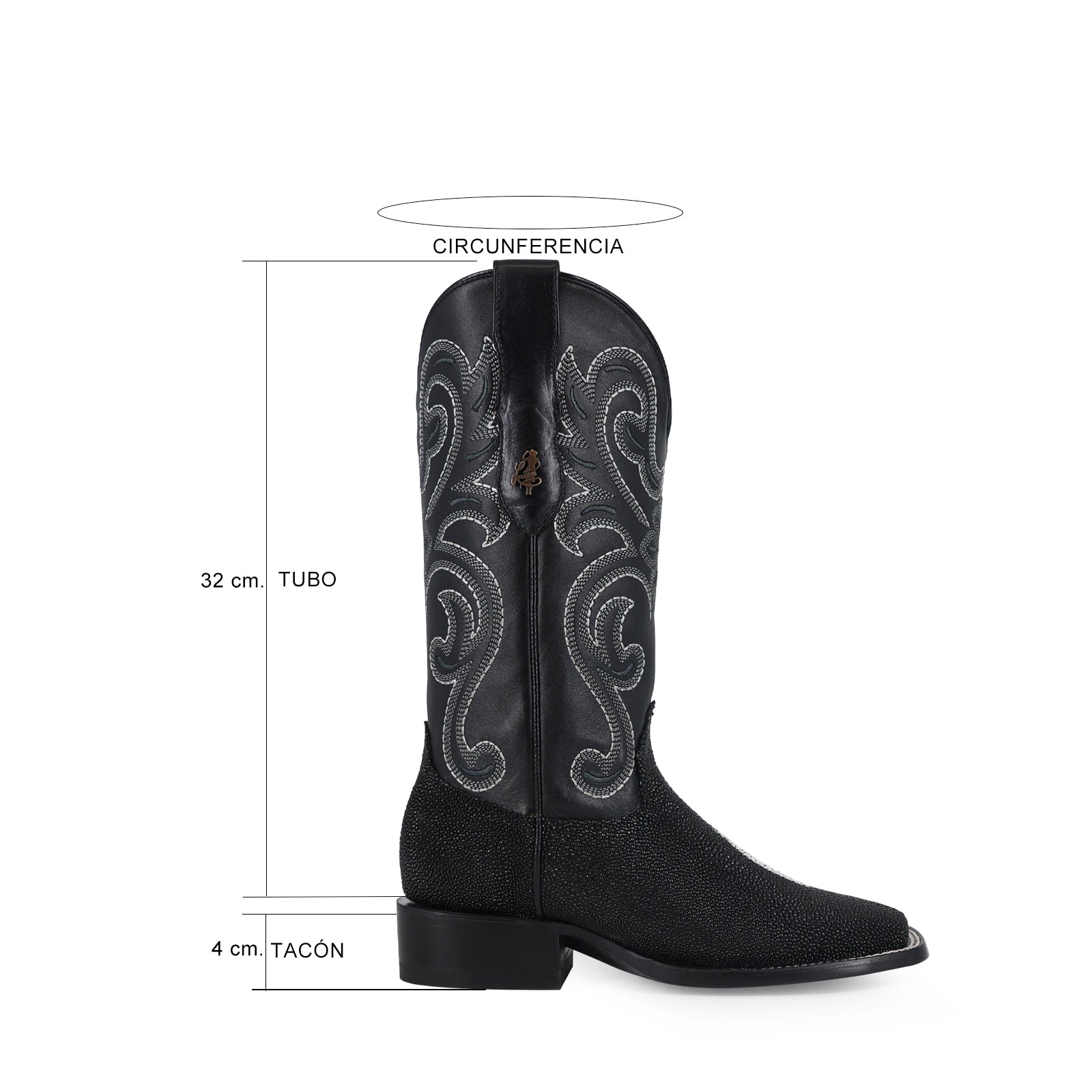 Bota vaquera para dama de piel modelo Tucson