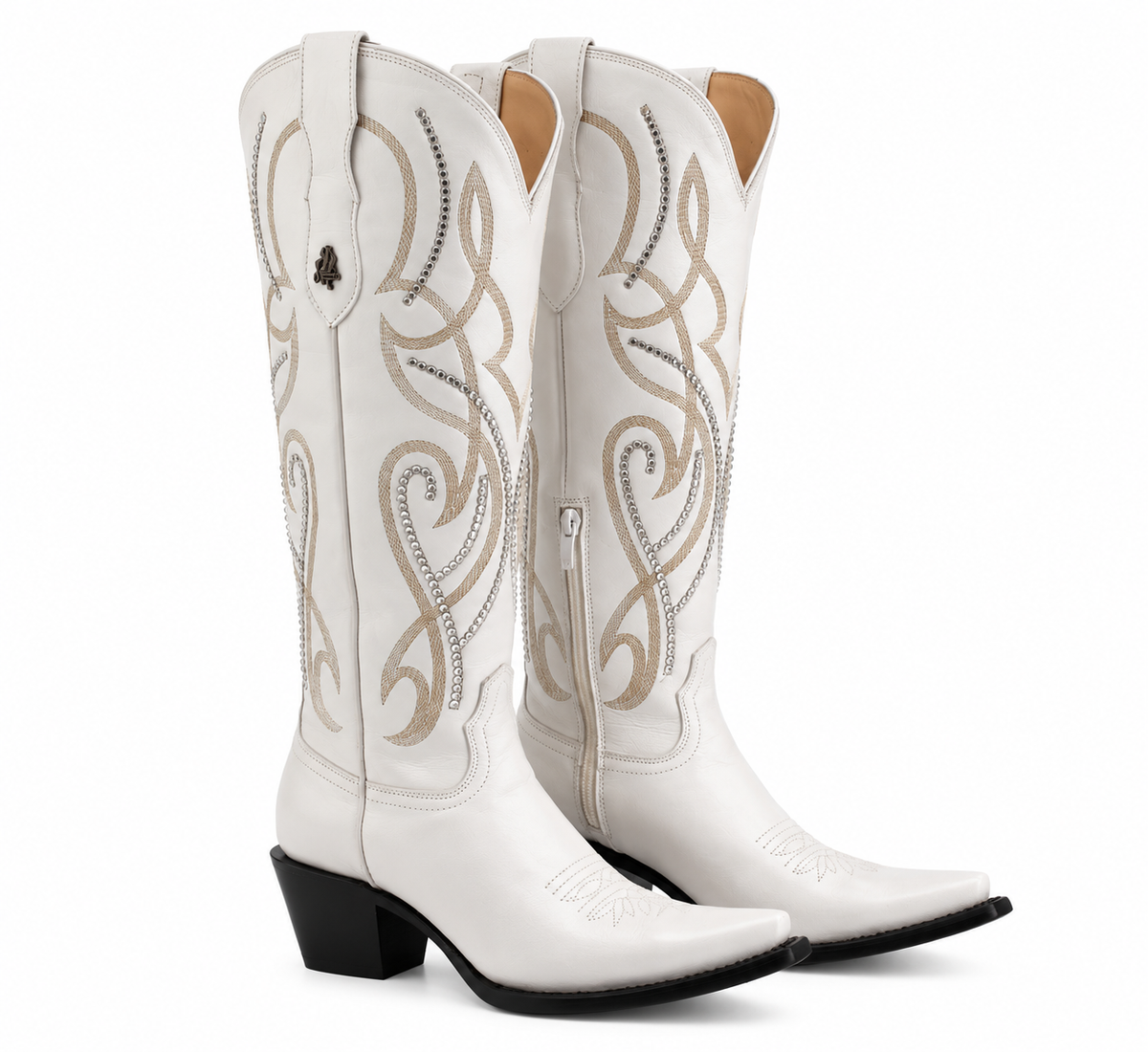 Bota vaquera para dama de piel res modelo paparazzi