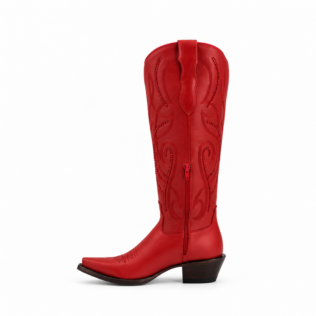 Bota vaquera para dama de piel res modelo paparazzi