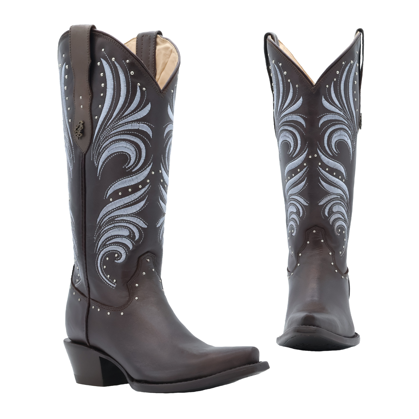 Bota vaquera para dama de piel modelo Selena